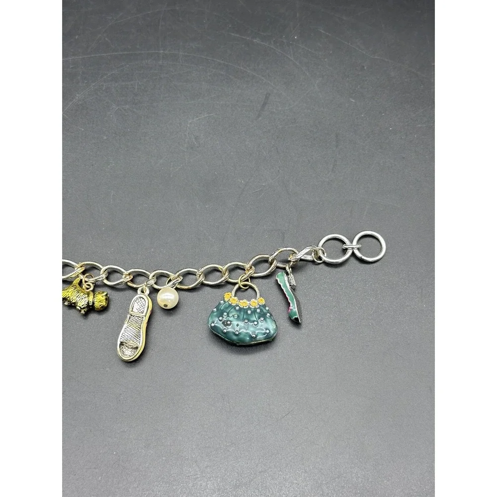 Pre-Owned Handbag/shoe lover Charm Bracelet Jewelry 7